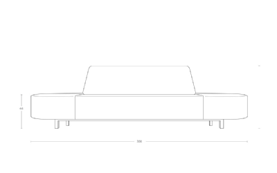 Dimensoes do produto sofa cora